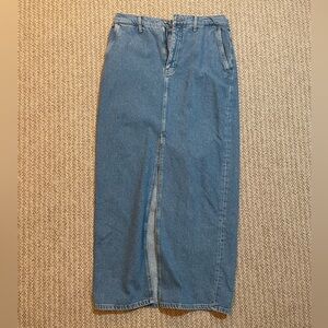 Derek Lam 10 Crosby Denim Maxi Skirt Size 28